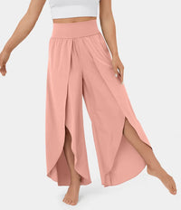 High Waist Wide Leg Trousers