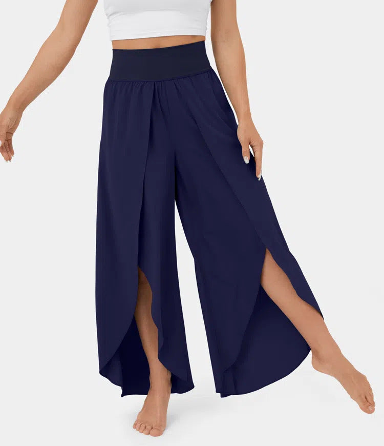 High Waist Wide Leg Trousers