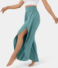 High Waist Wide Leg Trousers