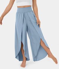 High Waist Wide Leg Trousers