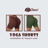 Diepe V-vormige Yoga Shorts