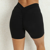 Diepe V-vormige Yoga Shorts