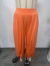 High Waist Wide Leg Trousers