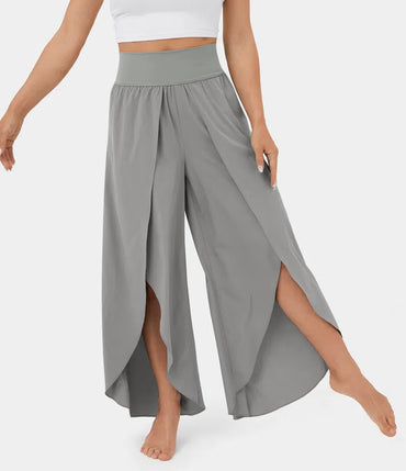 High Waist Wide Leg Trousers