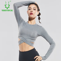 Sexy Exposed navel Yoga T-shirts