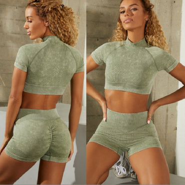 Sports Buttocks Shorts Suit