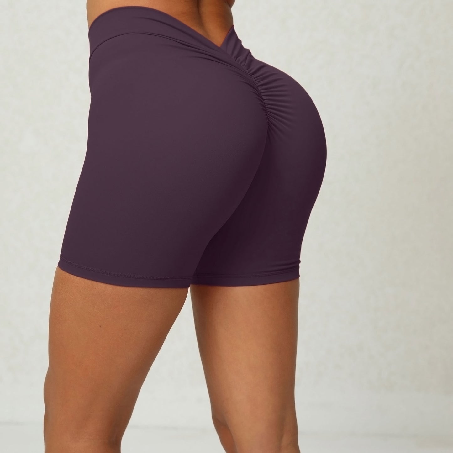 Diepe V-vormige Yoga Shorts