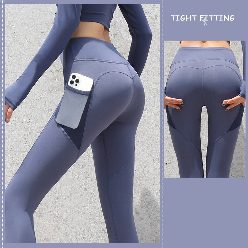 High Waist Pants Women Fitness