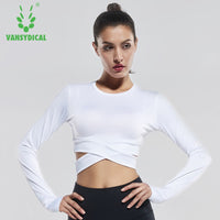 Sexy Exposed navel Yoga T-shirts