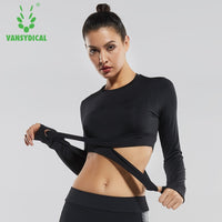 Sexy Exposed navel Yoga T-shirts