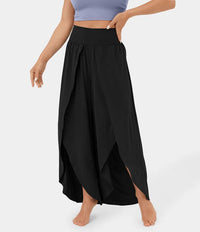 High Waist Wide Leg Trousers