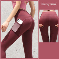 High Waist Pants Women Fitness