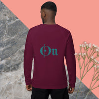 Unisex organic raglan sweatshirt